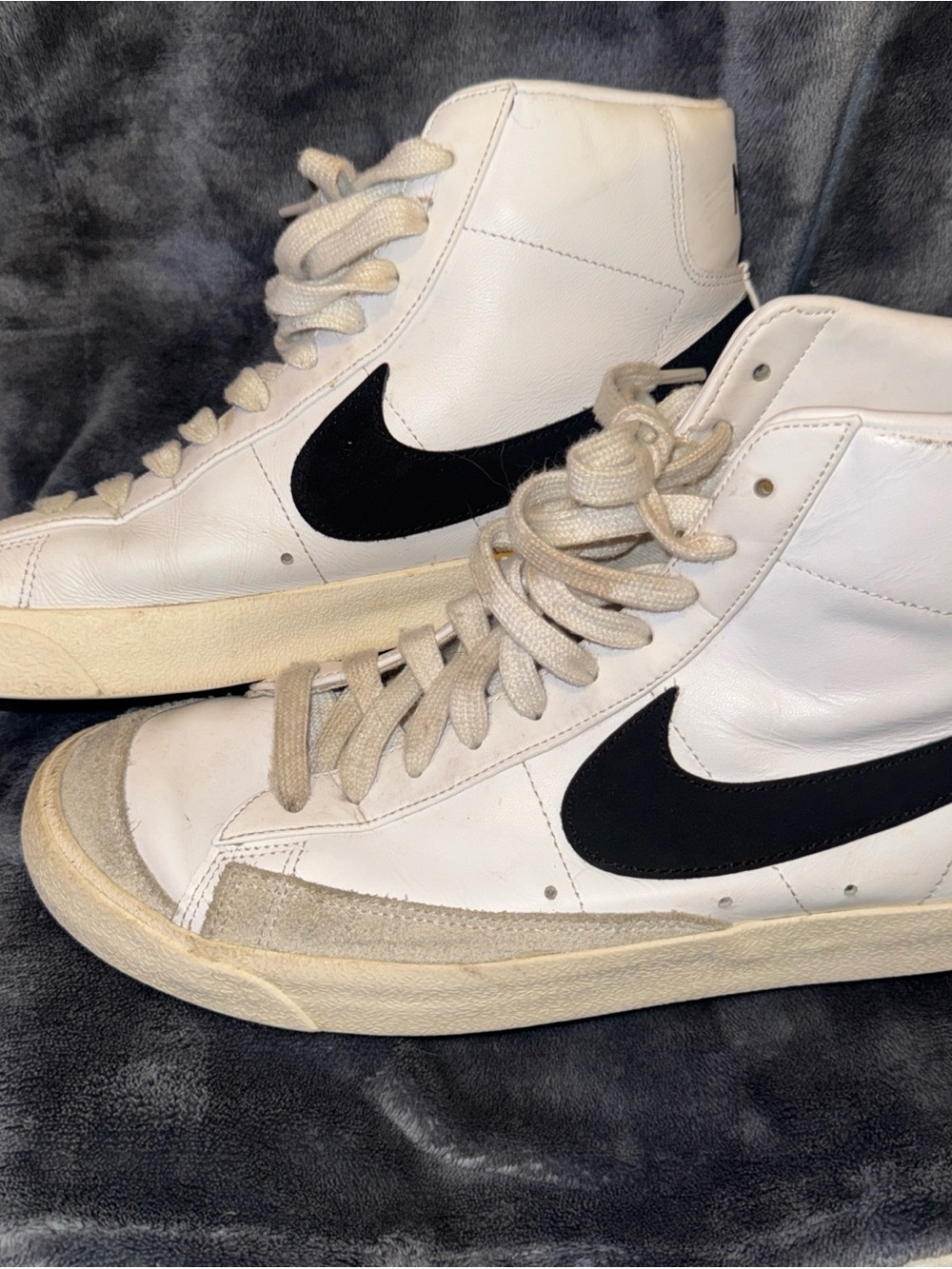 Nike Mens Blazer Mid 77 Vintage Athletic Shoes Sneakers Size 11 BQ6806-100 - Picture 2 of 10